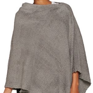Barefoot Dreams Boat Neck Poncho-WARM GRAY